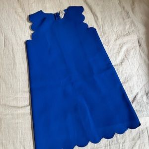 JCrew Crewcuts scallop-edge shift dress